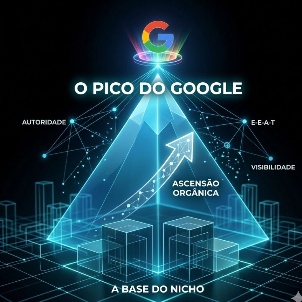 "A trajetória da ascensão orgânica: do alicerce técnico ao topo dos resultados do Google